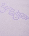 Shop Purple Typographic T Shirt-Full