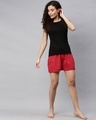 Shop Women's Red Mid-Rise Shorts