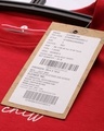 Shop Red Typographic T Shirt