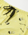 Shop Yellow Graphic Pyjamas-Full