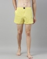 Shop Yellow Solid Boxer-Front
