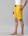 Shop Yellow Solid Shorts-Design