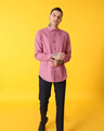 Shop Quartz Pink Slim Fit Shirt-Design