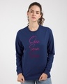 Shop Que Sera Sera Fleece Light Sweatshirt-Front