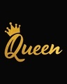 Shop Queen Gold Print Fleece Hoodies