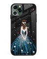 Shop Queen of Fashion Premium Glass Case for Apple iPhone 11 Pro (Shock Proof, Scratch Resistant)-Front