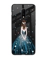 Shop Queen of Fashion Premium Glass Case for OnePlus 7 (Shock Proof, Scratch Resistant)-Front