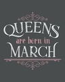Shop Queens Are Born 3/4th Sleeve T-Shirt