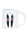 Shop Quirky joint couple Ceramic Mug,  (320ml, White, Single Piece)-Front