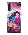Shop Radha Krishna Art Premium Glass Case for OnePlus Nord (Shock Proof, Scratch Resistant)-Front