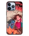 Shop Radhe Krishna Water Premium Glass Case for Apple Iphone 13 Pro Max (Shock Proof, Scratch Resistant)-Front