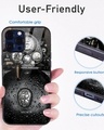 Shop Rain on Bullet Printed Designer Glass Back Case for iPhone 12 Mini (Shock Proof, Lightweight)-Full