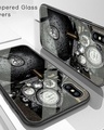 Shop Rain on Bullet Printed Designer Glass Back Case for iPhone 12 Mini (Shock Proof, Lightweight)