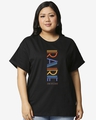 Shop Rare AF Boyfriend Printed T-Shirt Plus Size-Front