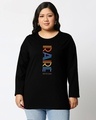 Shop Rare AF Full Sleeves Printed T-Shirt Plus Size-Front