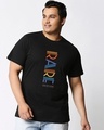 Shop Rare AF Half Sleeves Plus Size Printed T-Shirt-Front