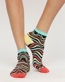 Shop Rasta Block Ankle Length Socks-Front