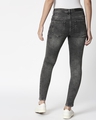 Shop Raven Black Blue Distressed Mid Rise Stretchable Women's Jeans-Design