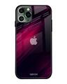 Shop Iphone 11 Pro Max Razor Black Glass Case-Front