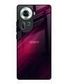 Shop Razor Black Premium Glass Case for Oppo Reno11 5G(Shock Proof, Scratch Resistant)-Front