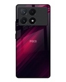 Shop Razor Black Premium Glass Case for Poco X6 Pro 5G(Shock Proof, Scratch Resistant)-Front