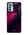 Shop Razor Printed Premium Glass Cover for Oppo Reno 6 5G (Shock Proof, Lightweight)-Front