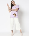 Shop Women's Purple Ready For A Long Weekend Graphic Printed Boyfriend T-shirt-Design