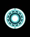 Shop Real Arc Reactor Glow In Dark Half Sleeve T-Shirt (AVL) 