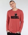 Shop Rebel Sight Full Sleeve T-Shirt-Front