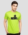 Shop Rebel Sight Half Sleeve T-Shirt-Front