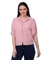 Shop Women's Pink Clean Look Fashion Top-Front