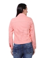 Shop Women's Pink Denim Jacket-Design
