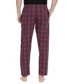 Shop Red And Grey Checked Pyjamas-Design