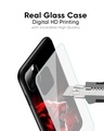 Shop Red Angry Lion Premium Glass Case for Samsung Galaxy M14 5G (Shock Proof, Scratch Resistant)-Full