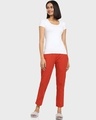 Shop Red AOP Geometric Print C Pyjamas-Full