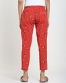 Shop Women's Red All Over Geometric Printed Pyjamas-Design