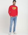 Shop Men's Red Be-Er Solution Typography Sweatshirt-Design