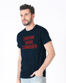 Shop Red Conqueror Half Sleeve T-Shirt-Design