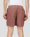Shop | Red Geometric Pattern Boxer Shorts | Math Boxers-Design