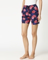 Shop Red Hibiscus Women's Boxer Shorts-Design