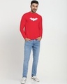 Shop Red Logo Batman (BML) (GID) Sweatshirt-Design