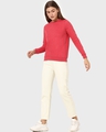 Shop Women's Red Melange Sweater