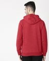 Shop Men's Red Zip Panel Hoodie-Full