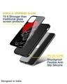 Shop Red Moon Tiger Printed Premium Glass Cover For iPhone 8 (Impact Resistant, Matte Finish)-Design