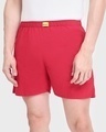 Shop Red Passion Plain Boxer-Front