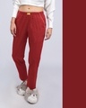 Shop Red Passion Plain Pyjamas-Front