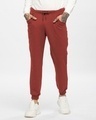 Shop Red Pear Men's Casual Joggers-Front