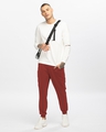 Shop Red Pear Men's Casual Joggers-Full