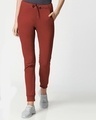 Shop Red Pear Women's Casual Joggers-Front