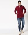 Shop Men's Red Zipper Bomber Jacket